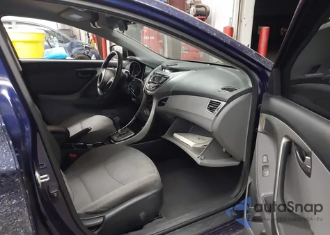 2013 Hyundai Elantra Gls z USA, uszkodzony, nr VIN 5NPDH4AE4DH343740